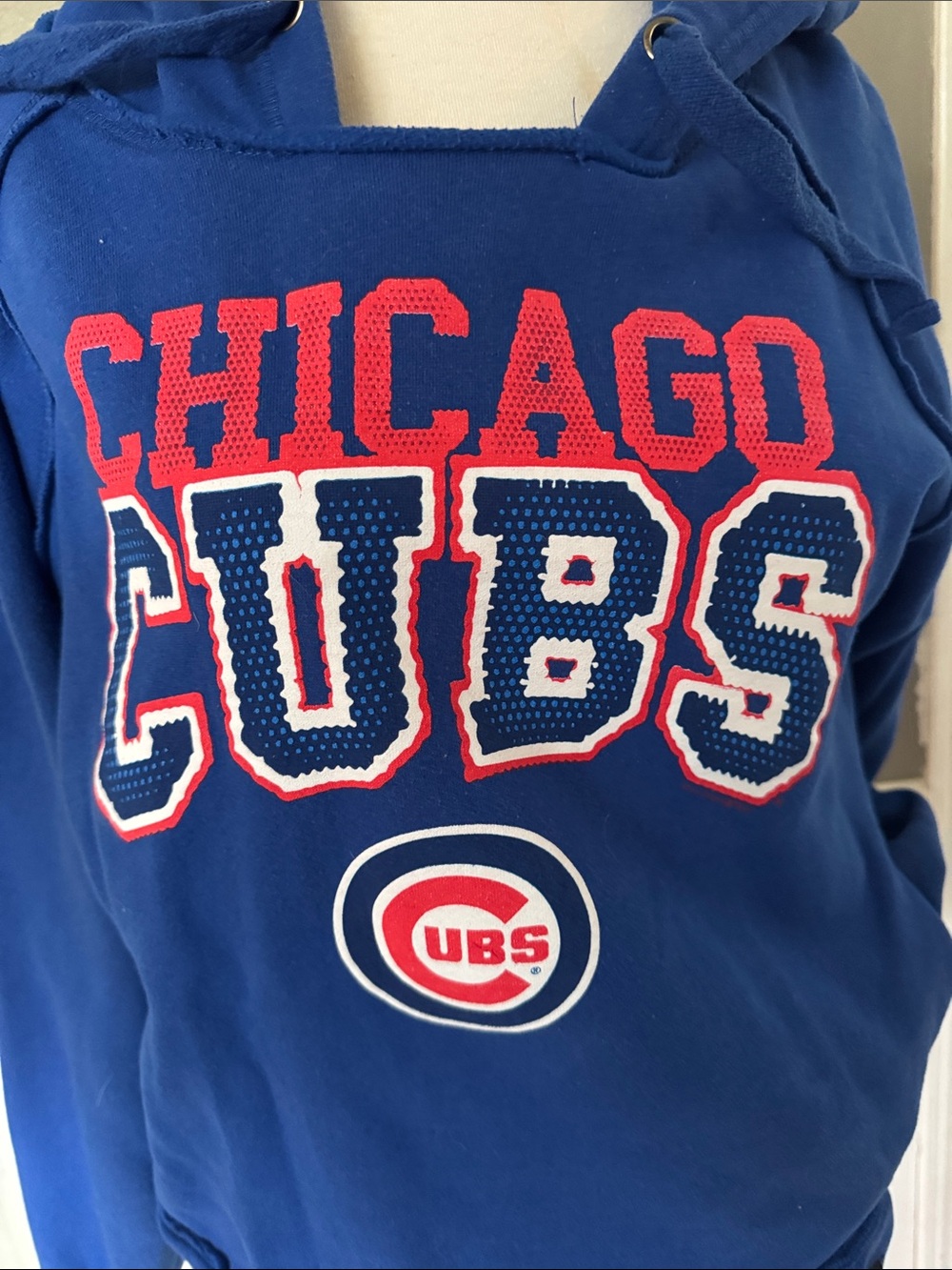 5th & Ocean Blue Chicago Cubs Pullover Hoodie MLB Comfy sweatshirt medium - Picture 2 of 6